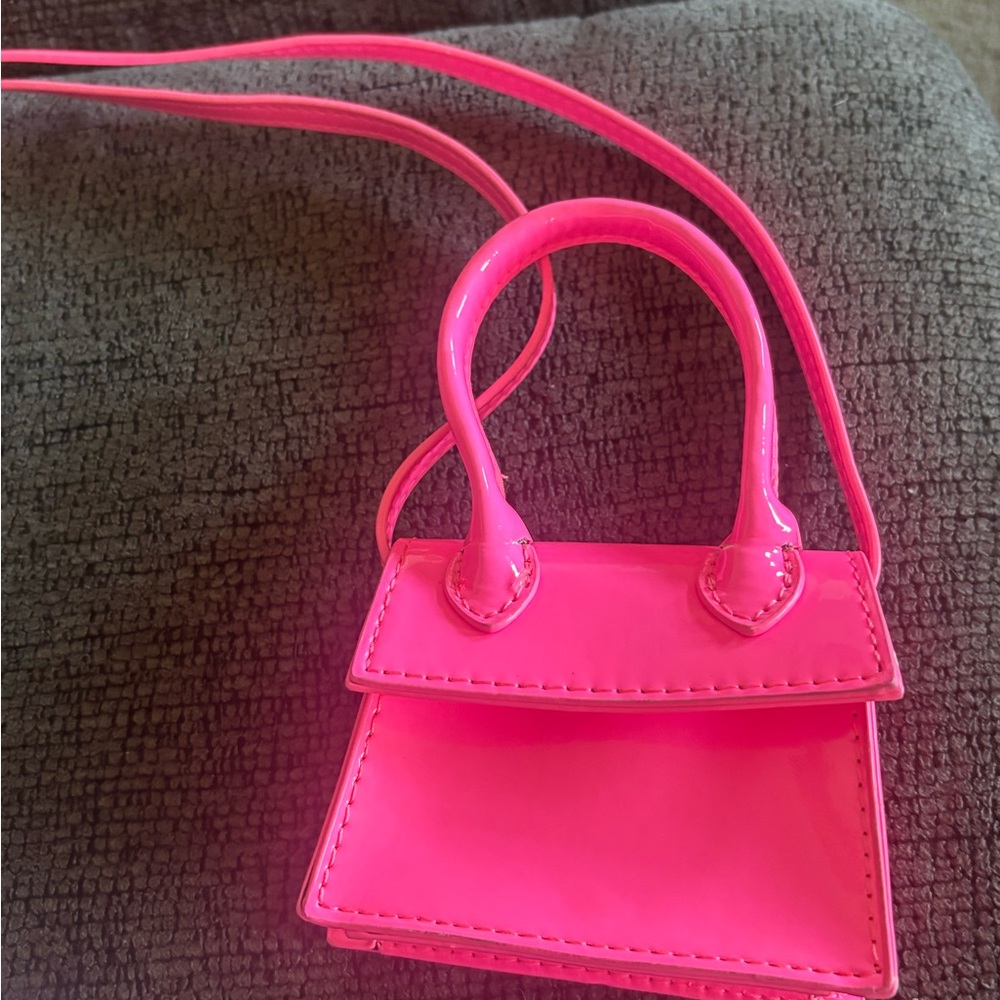 Vibrant Pink Mini Handbag